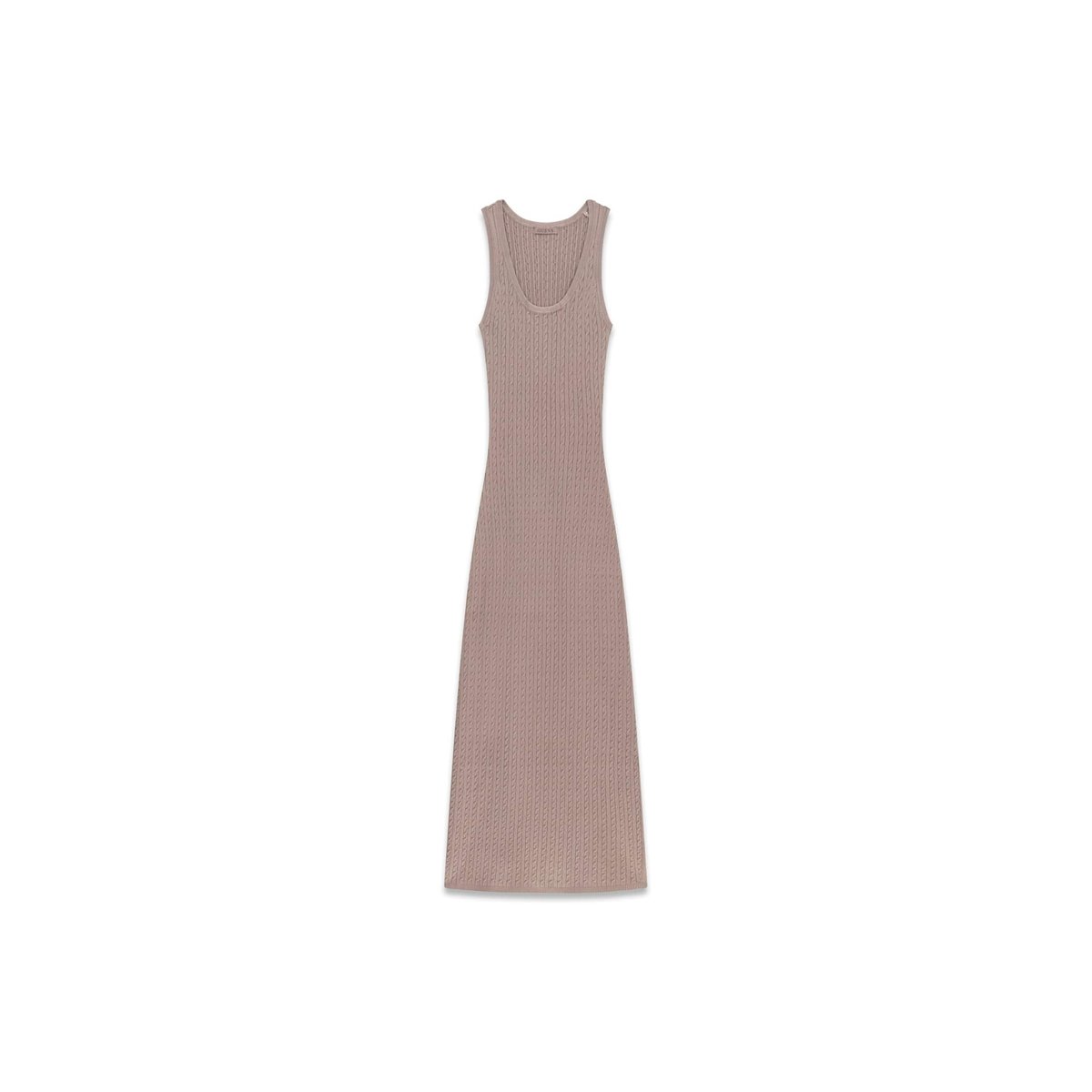 Maxi En Mélange De Viscose Dress marron, GUESS