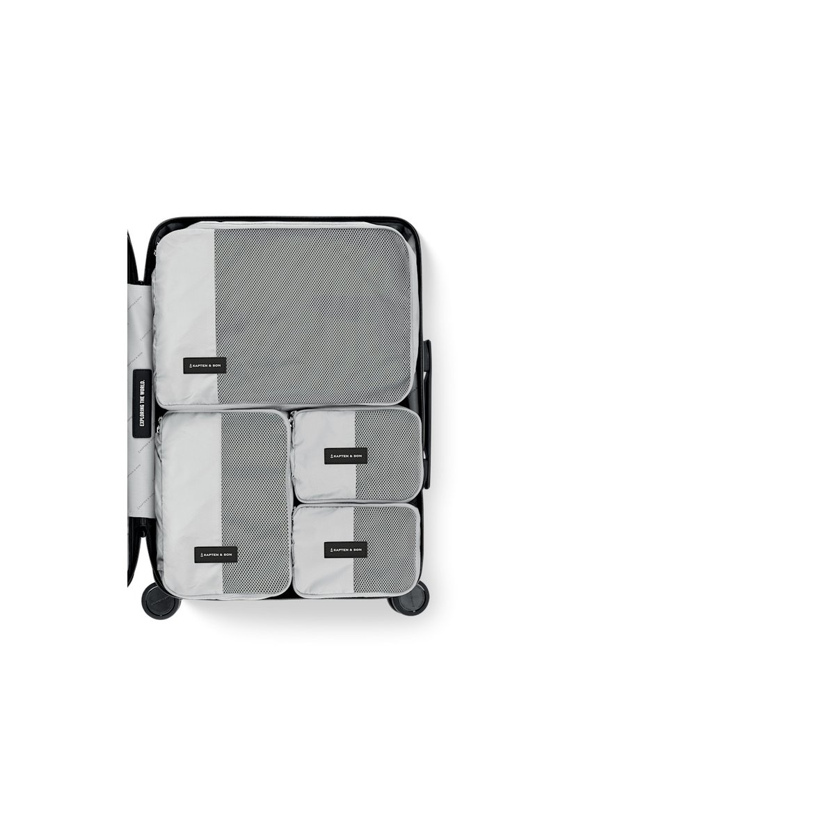 Koffer HEATHROW CABIN noir, KAPTEN & SON