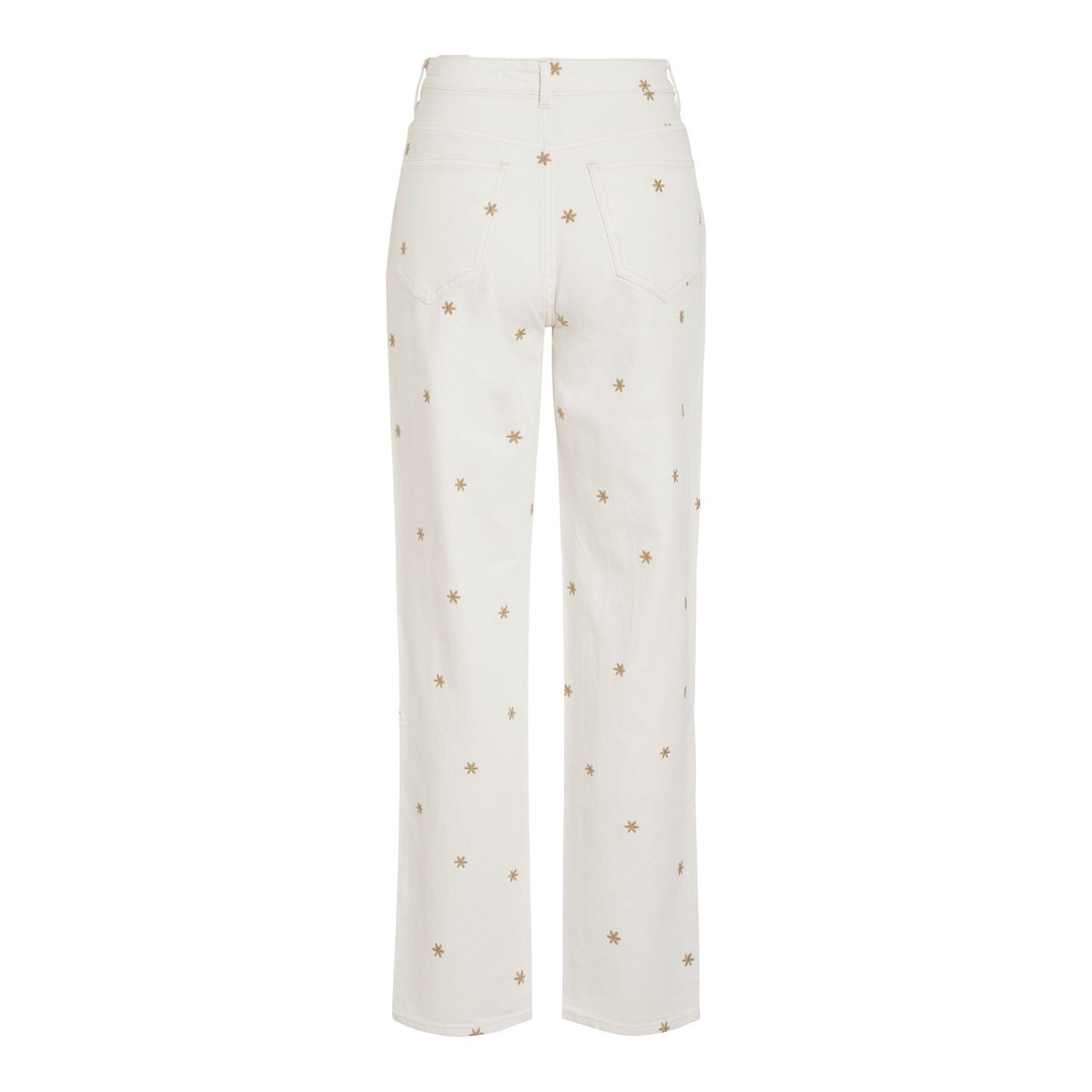 Jean Droit white denim, VILA
