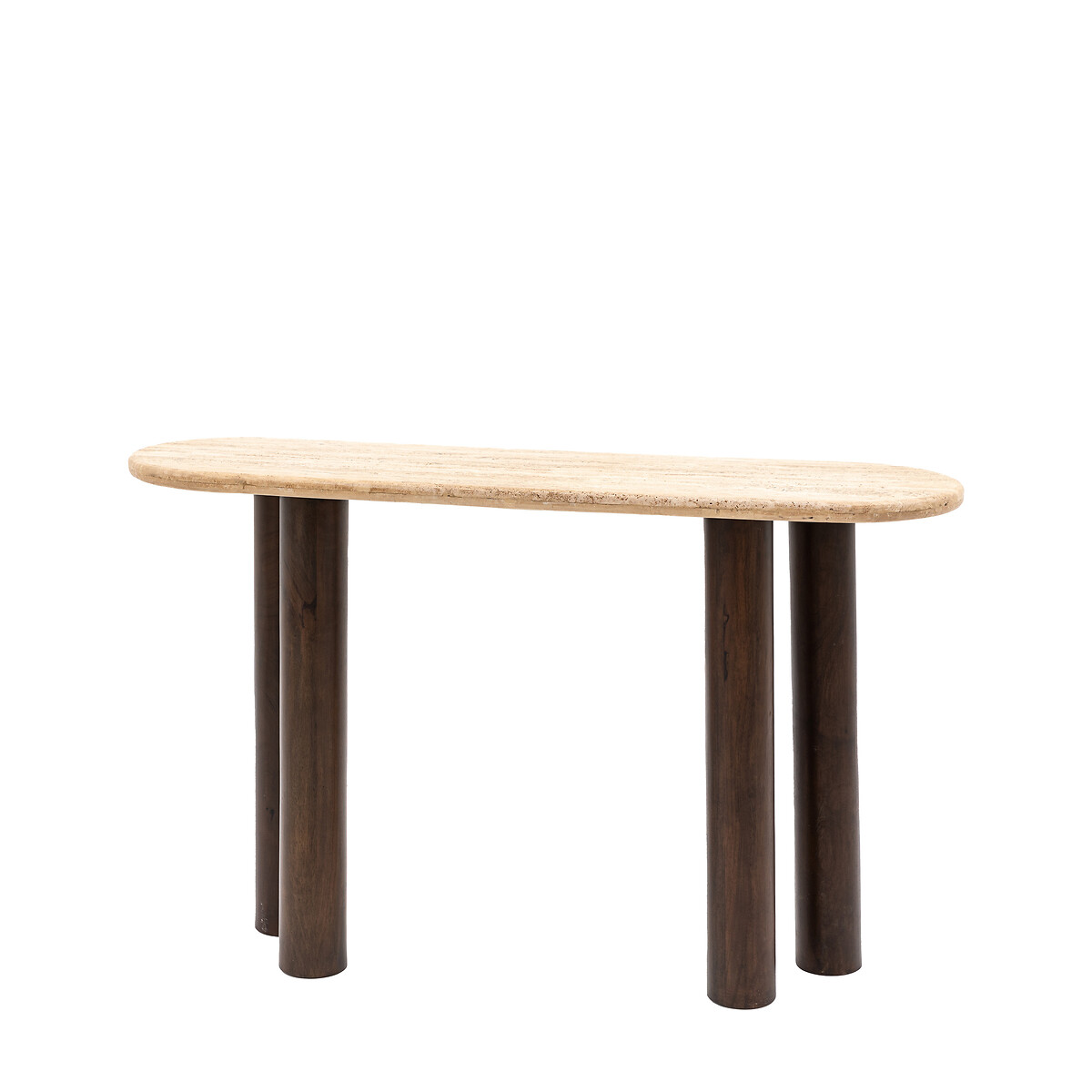 Trenton Travertine Console Table travertine, SO'HOME