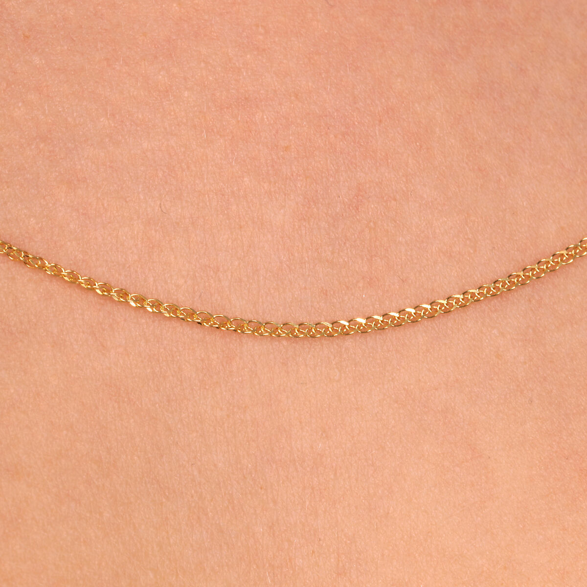 Collier en or jaune 750 CLASSIC or jaune, BLUESPIRIT