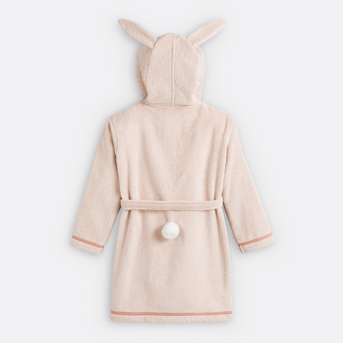Peignoir bébé et enfant capuche coton bio,Florence rose, LA REDOUTE INTERIEURS