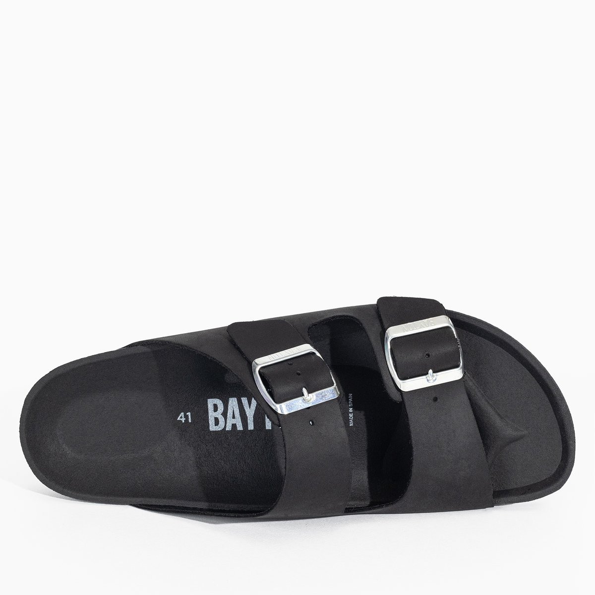 Sandales en cuir ATLAS noir, BAYTON