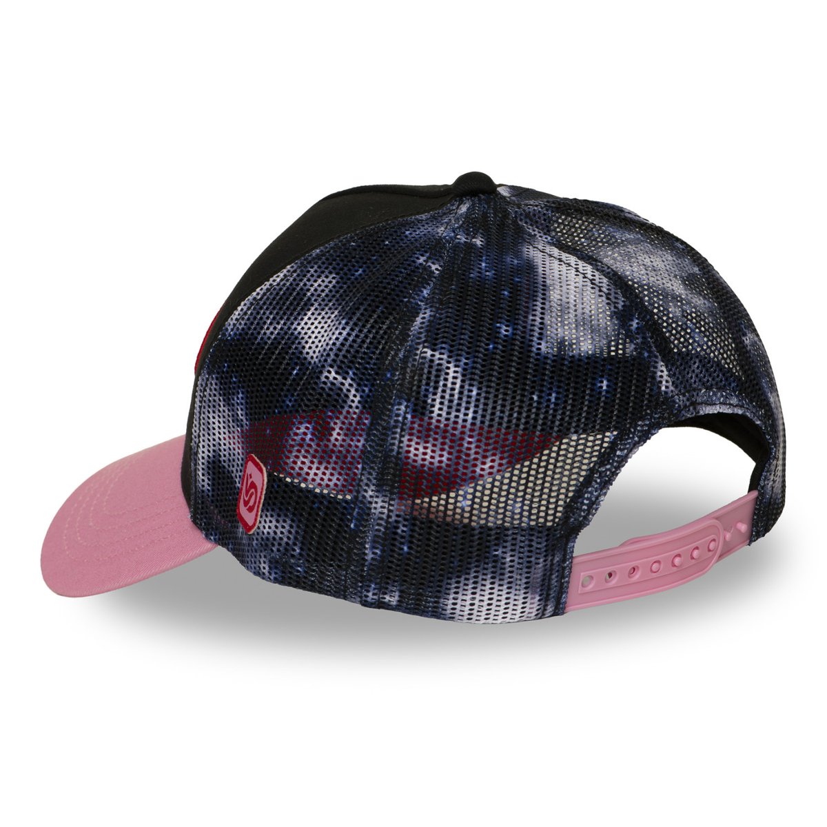 Casquette trucker SPACE noir/rose/rouge/bleu, VON DUTCH