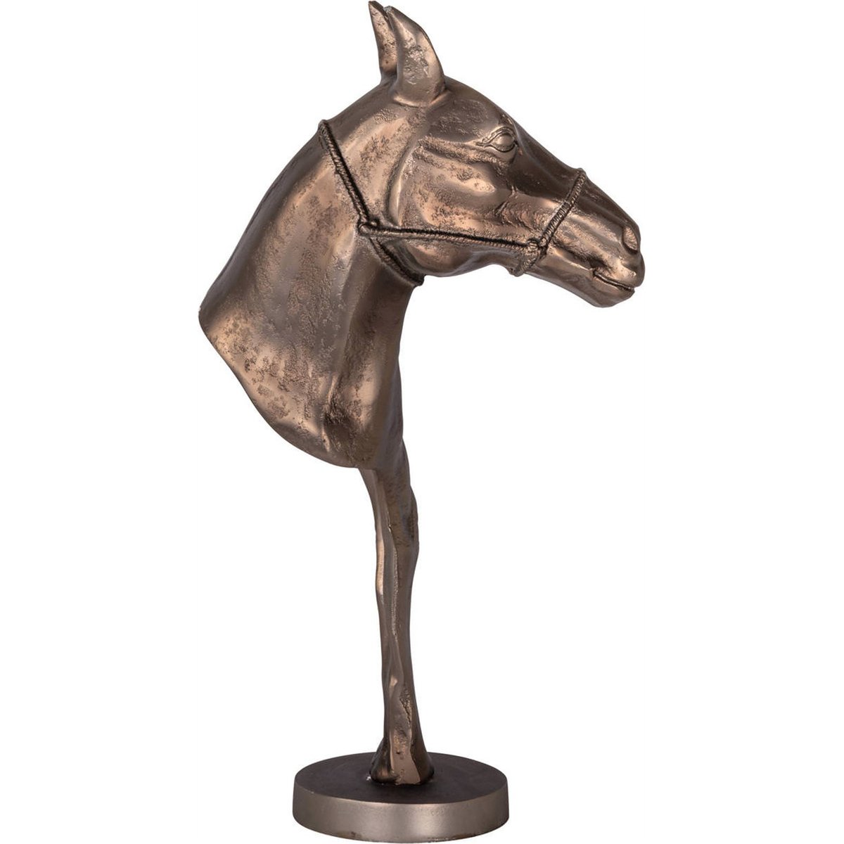 Objet décoratif cheval en laiton laiton antique, RECOLLECTION