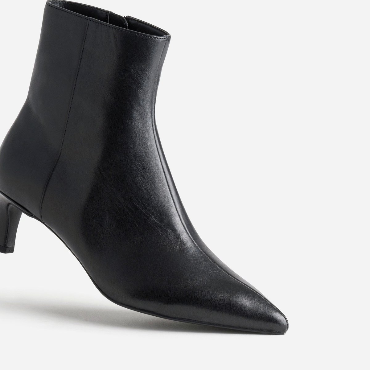 Boots À Talon en cuir NYNON noir, ERAM