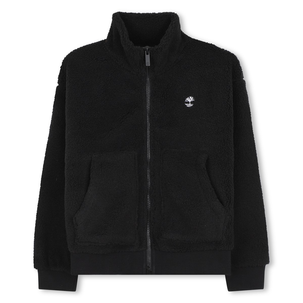 Cardigan peluche fermeture zippée black, TIMBERLAND
