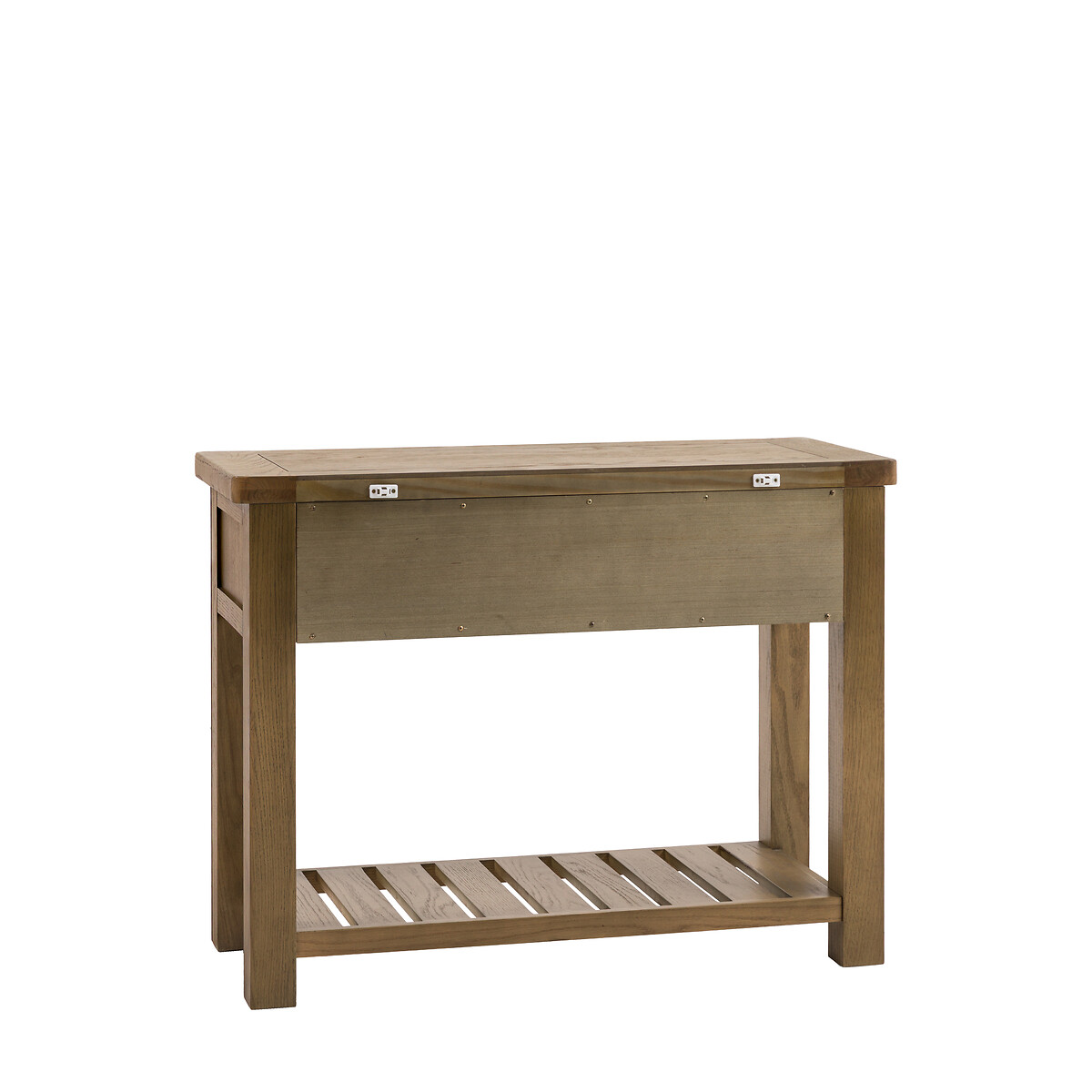 Toledo Oak 1 Drawer Console Table natural oak, SO'HOME