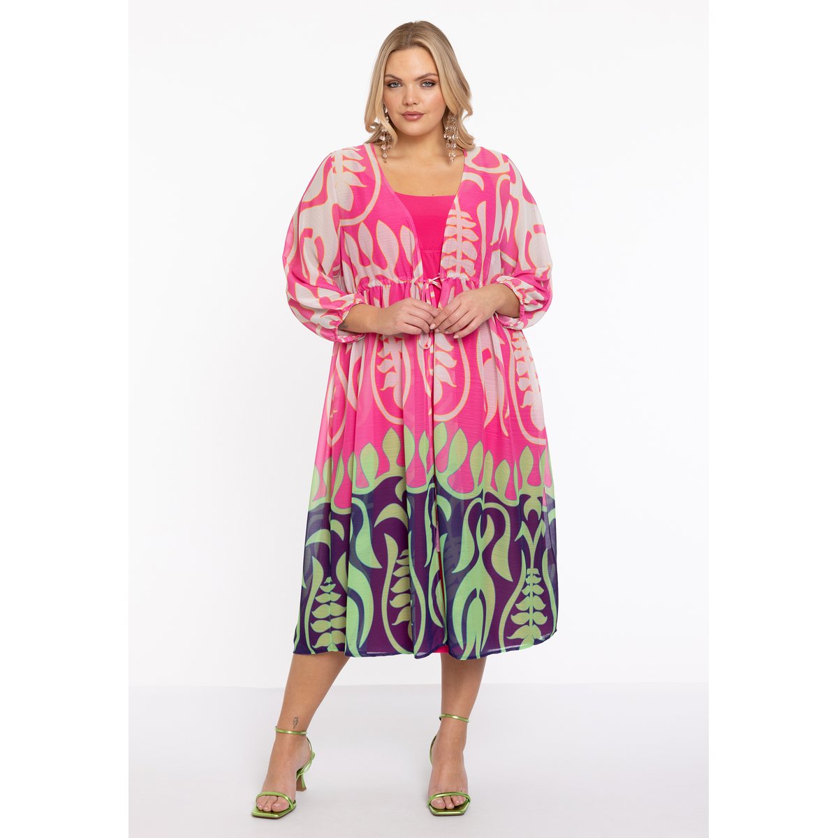 Cardigan imprimée rose, YOEK