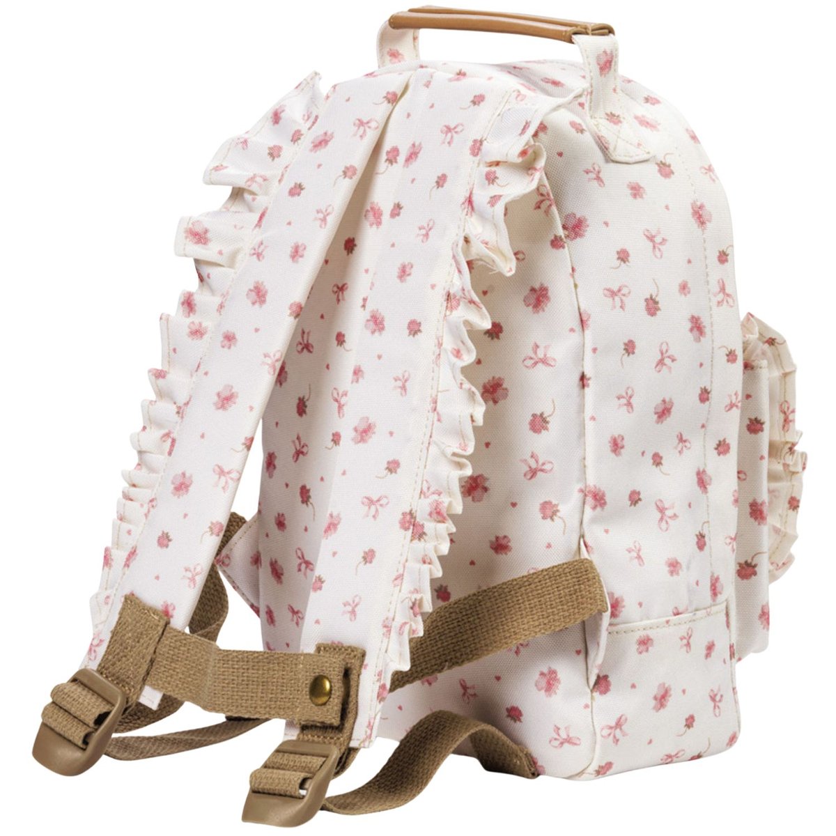 Sac à dos Mini blanc, rose, marron, ELODIE DETAILS