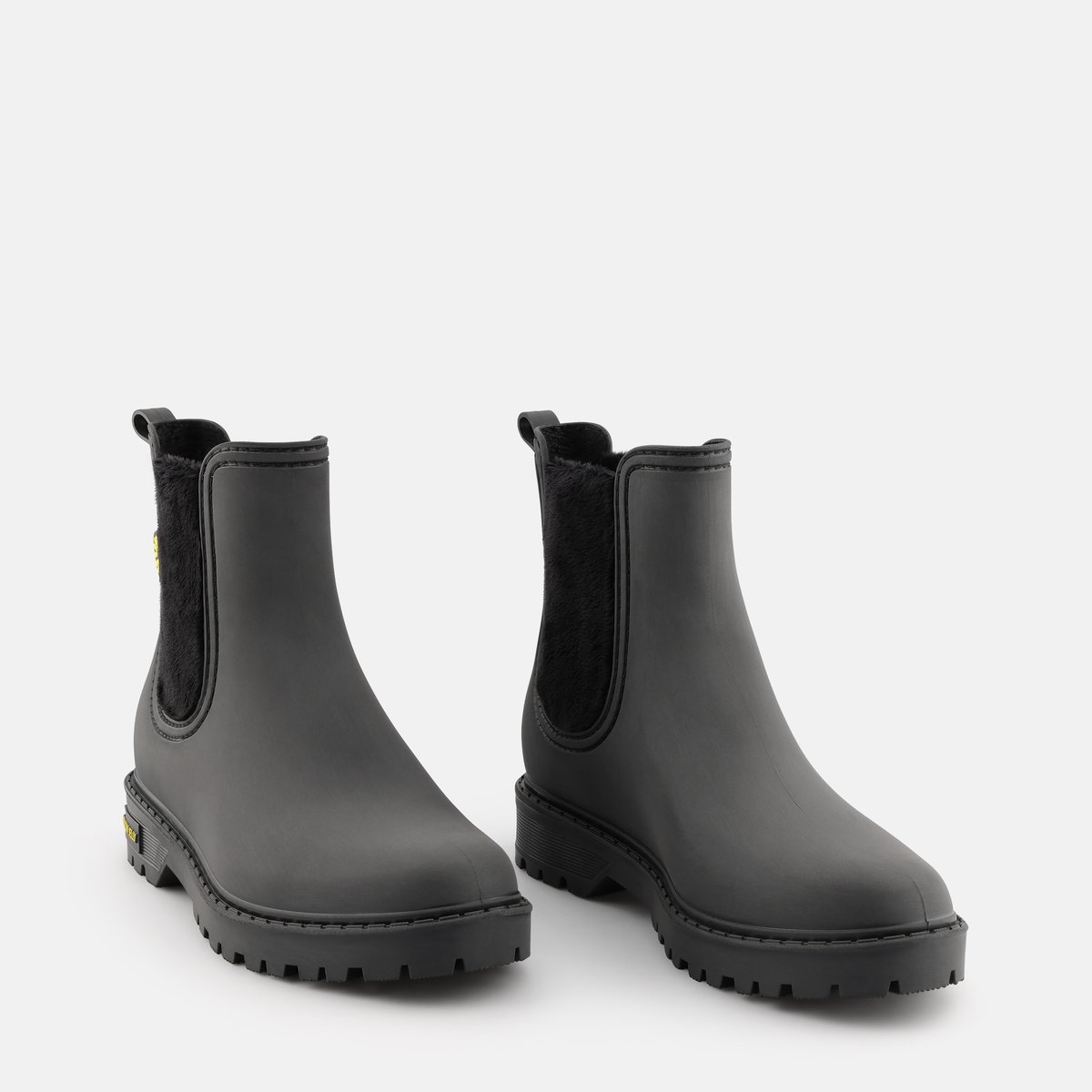 Chelsea boots femme avec semelle fourrée ELI noire, LEMON JELLY