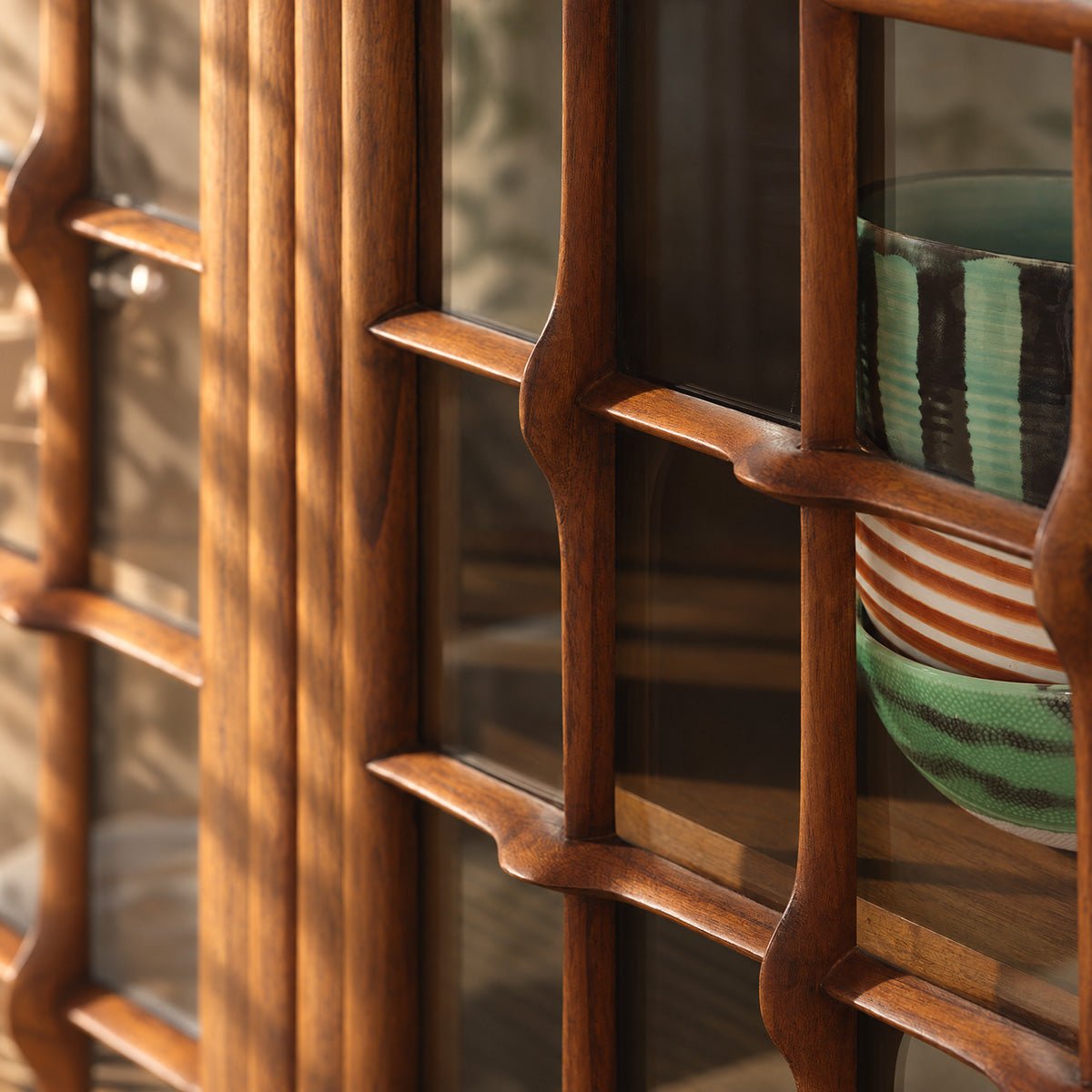 Buffet 3 portes en mindi ARMAND couleur unique, BERAH GETAH