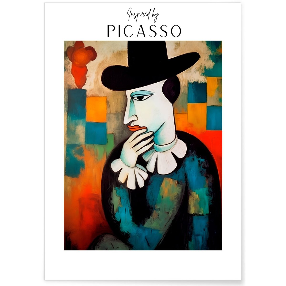 Affiche Picasso n°19 blanc, L'AFFICHERIE
