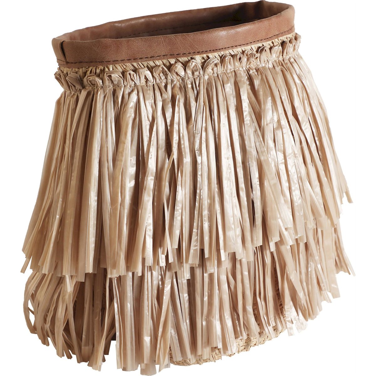 Paniers en fibre naturelle, VACIO (lot de 2) beige doré naturel, RECOLLECTION