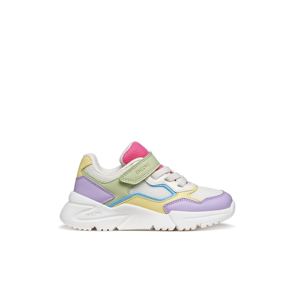 Baskets respirantes LOFTUS blanc/multicolore, GEOX