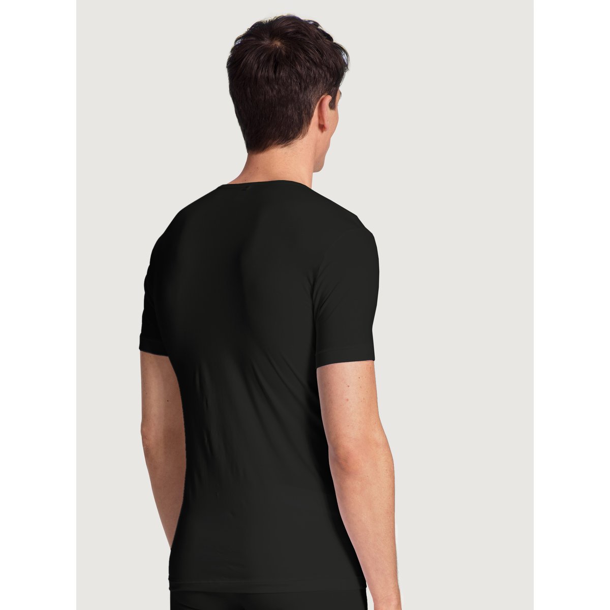 T-Shirt manches courtes Lyocell FOCUS noir, CALIDA