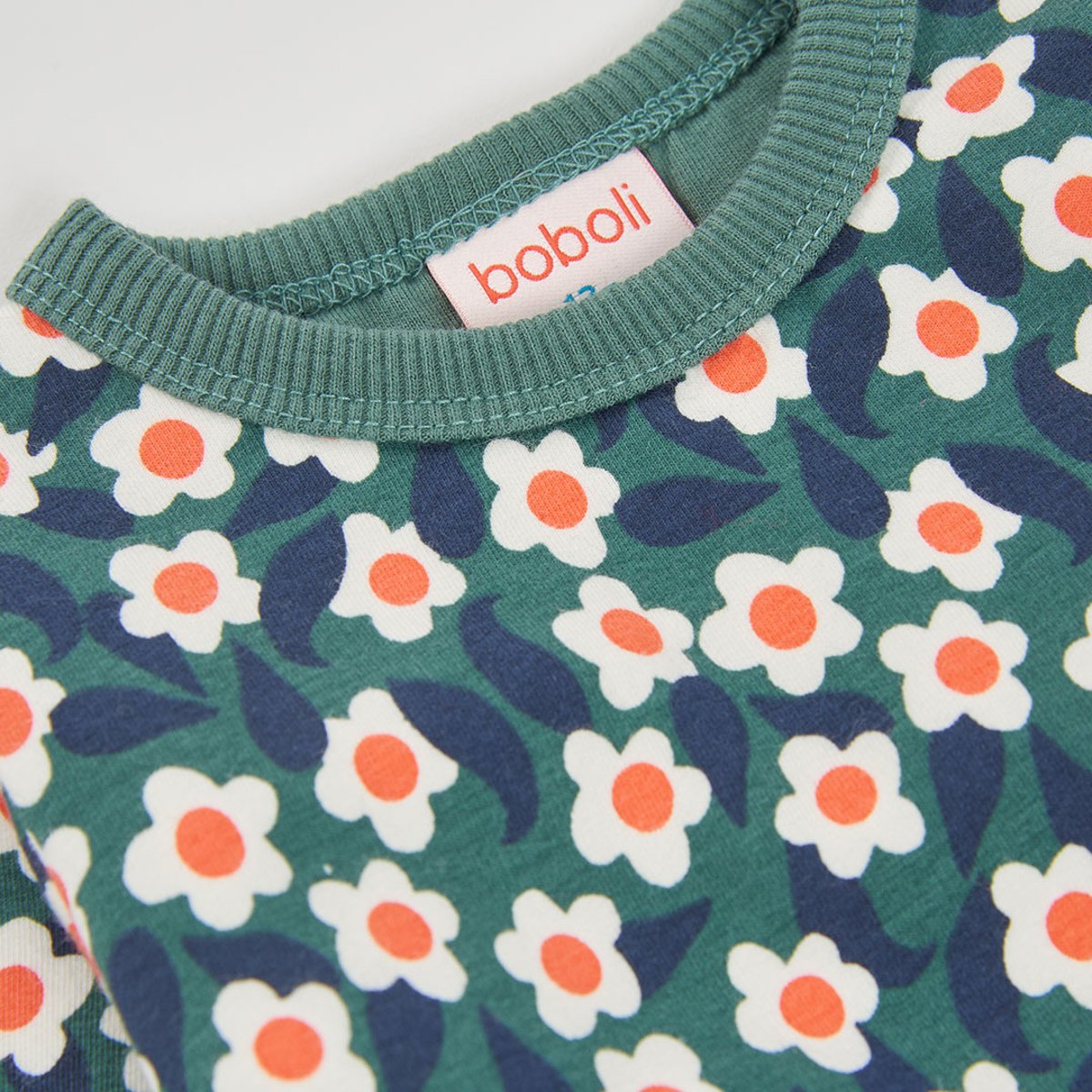 Robe molleton imprimé fleurs multicolore, BOBOLI