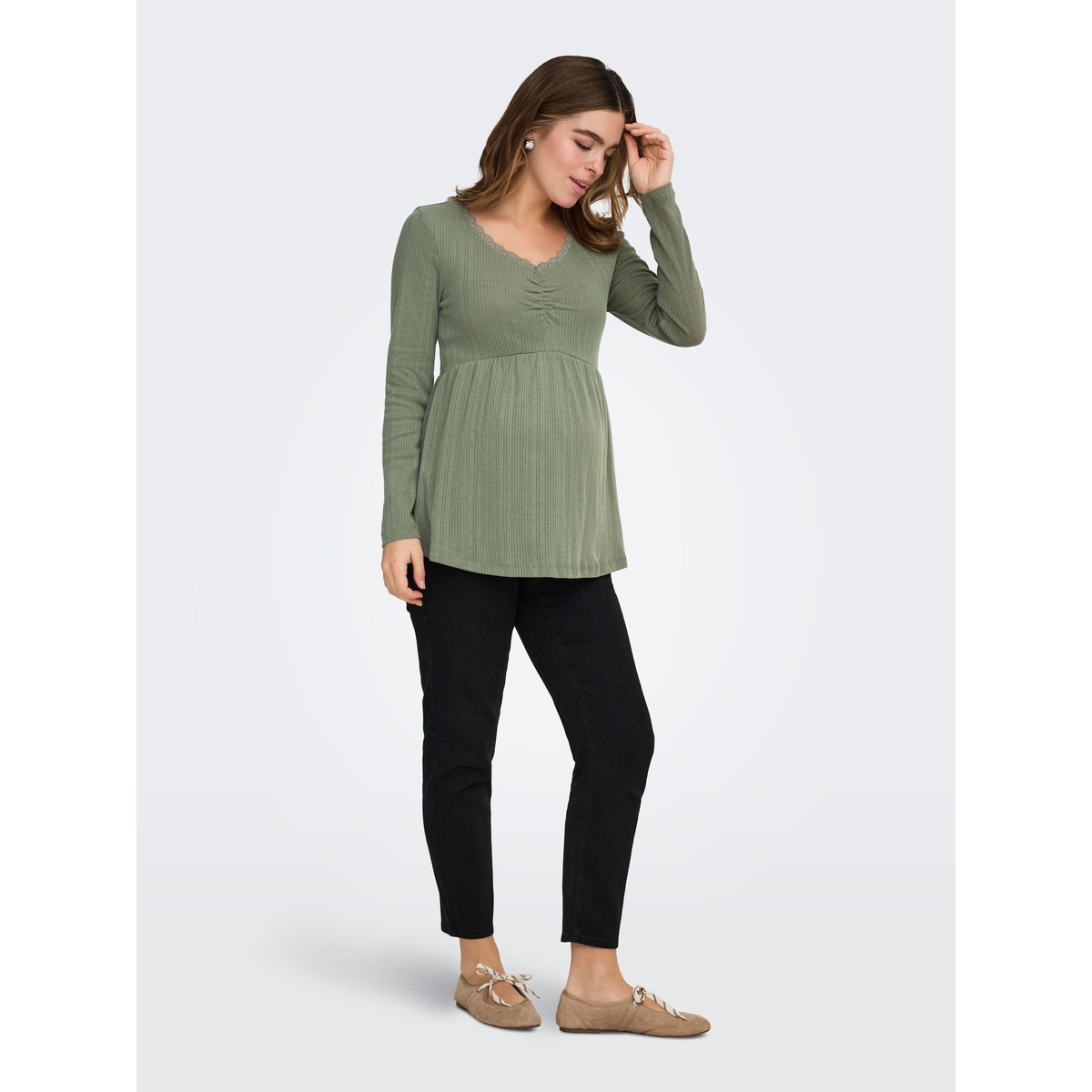 Blouse agave green, ONLY