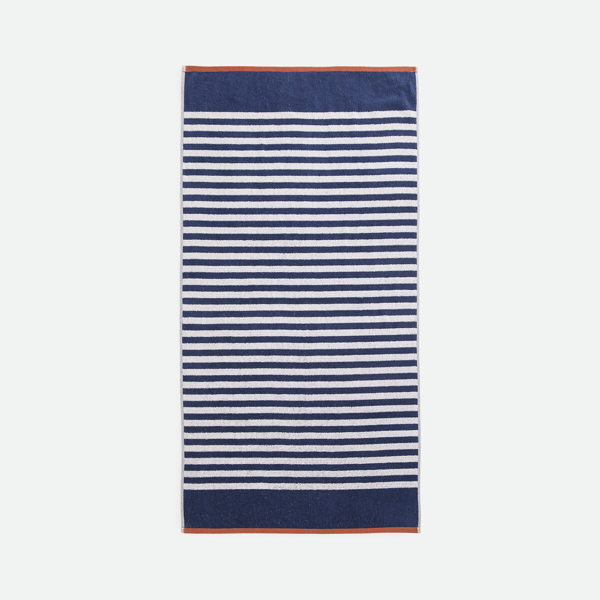 Serviette éponge rayée 500g/m2, Calanques bleu cobalt/blanc, LA REDOUTE INTERIEURS
