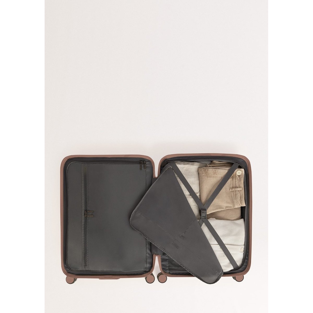 Valise rigide en polycarbonate LUGGAGE STUDIO moka, CREATE