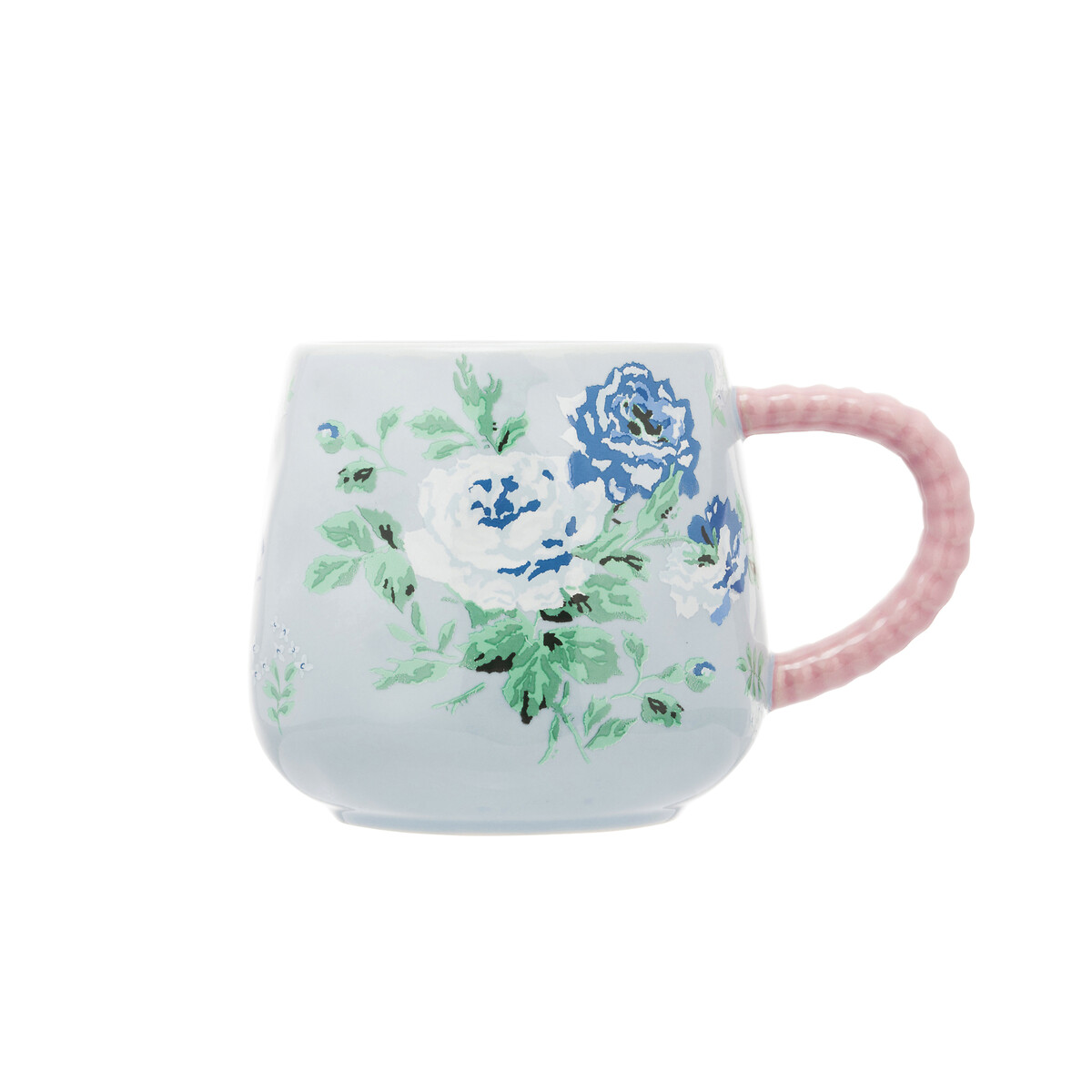 Archive Rose Twisted Handle Billie Mug blue, CATH KIDSTON