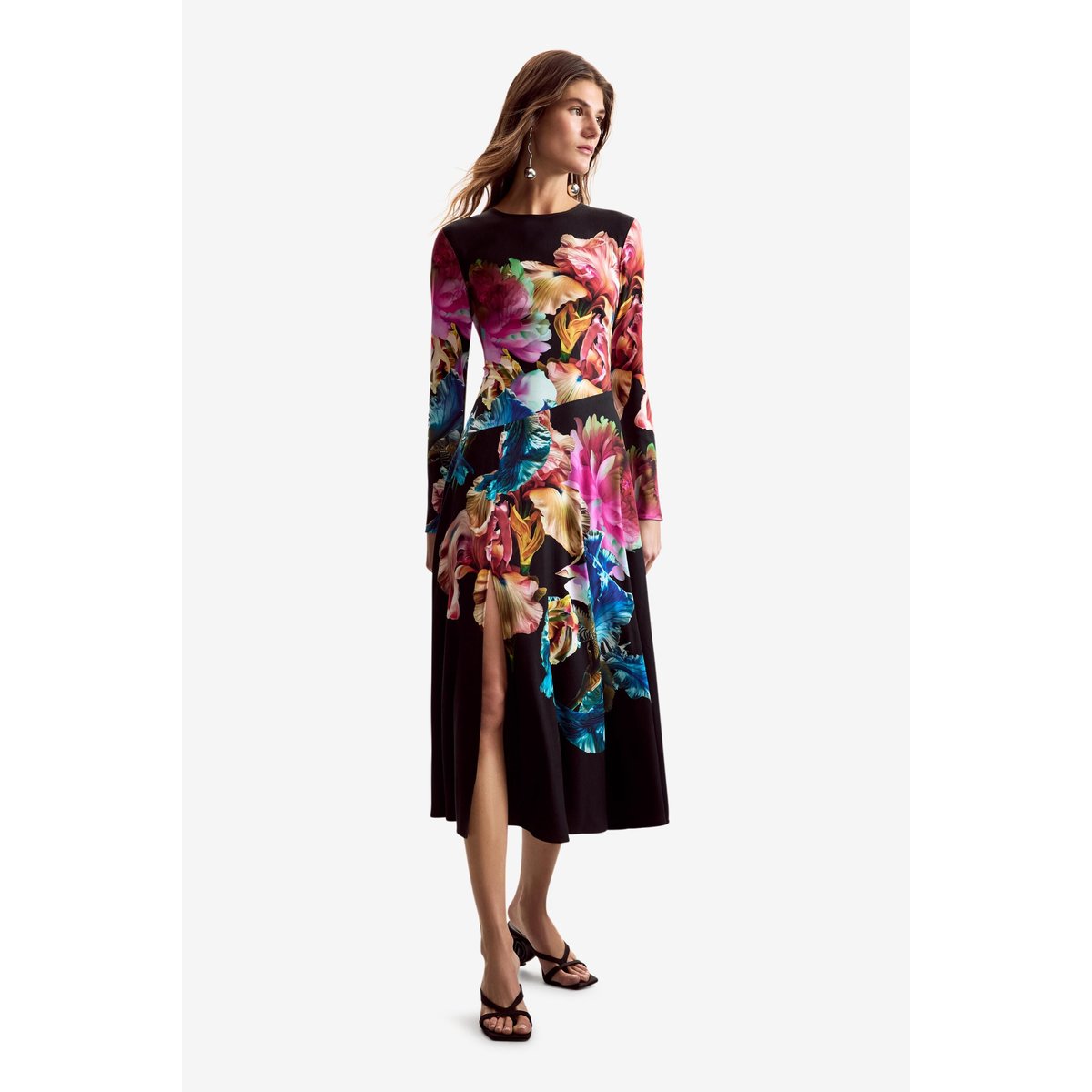 Robe à manches longues M. C. Lacroix noir, DESIGUAL