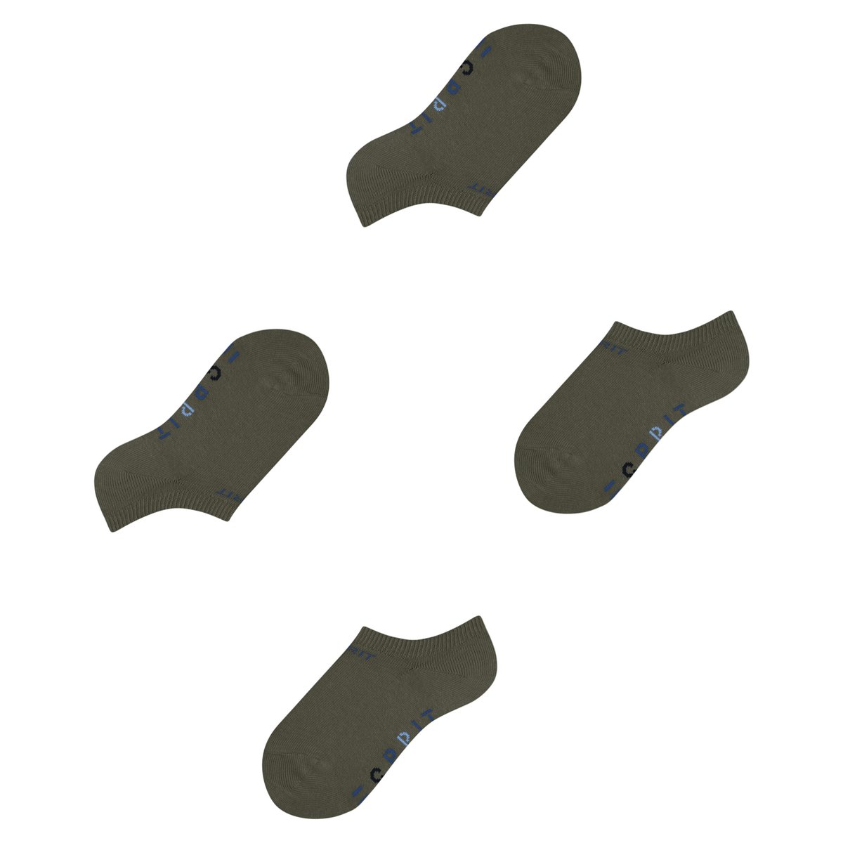 Socquettes Foot Logo 2-Pack Opaque thyme (7821), ESPRIT