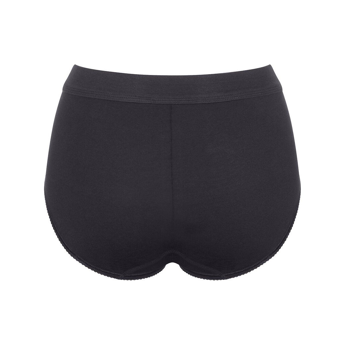 Lot de 3 + 1 gratuite culottes maxi DOUBLE COMFORT noir, SLOGGI