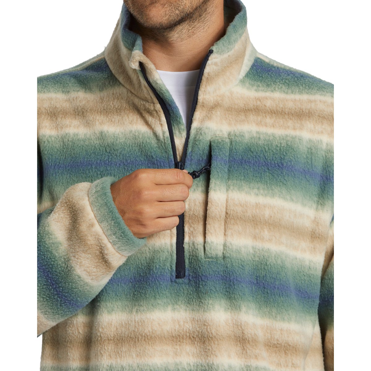 Polaire à demi-zip BOUNDARY marron dune, BILLABONG
