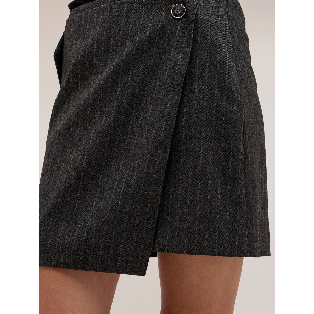 Minijupe portefeuille The Tailoring Lab gris, MOTIVI
