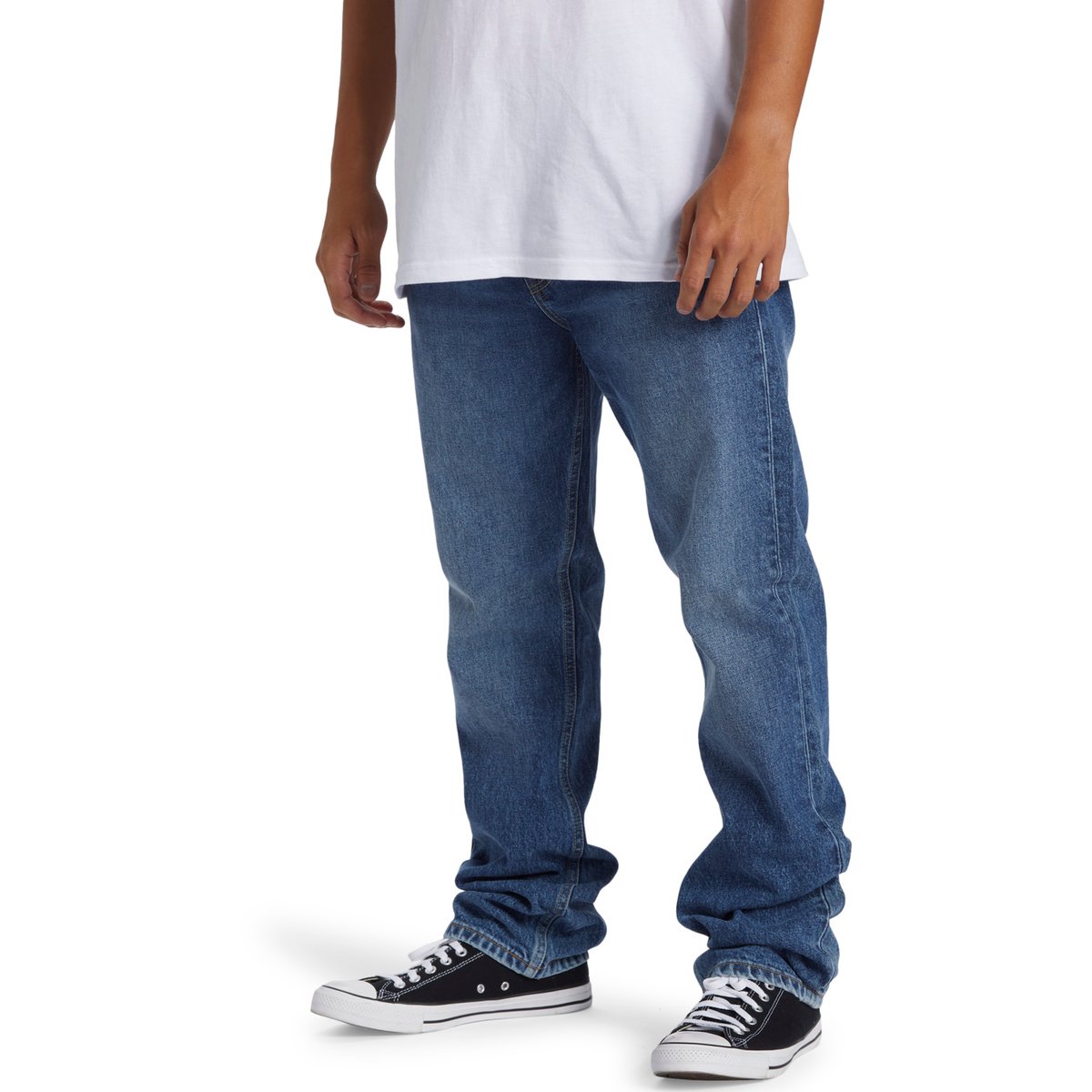 Jean straight MODERN WAVE AGED bleu aged, QUIKSILVER