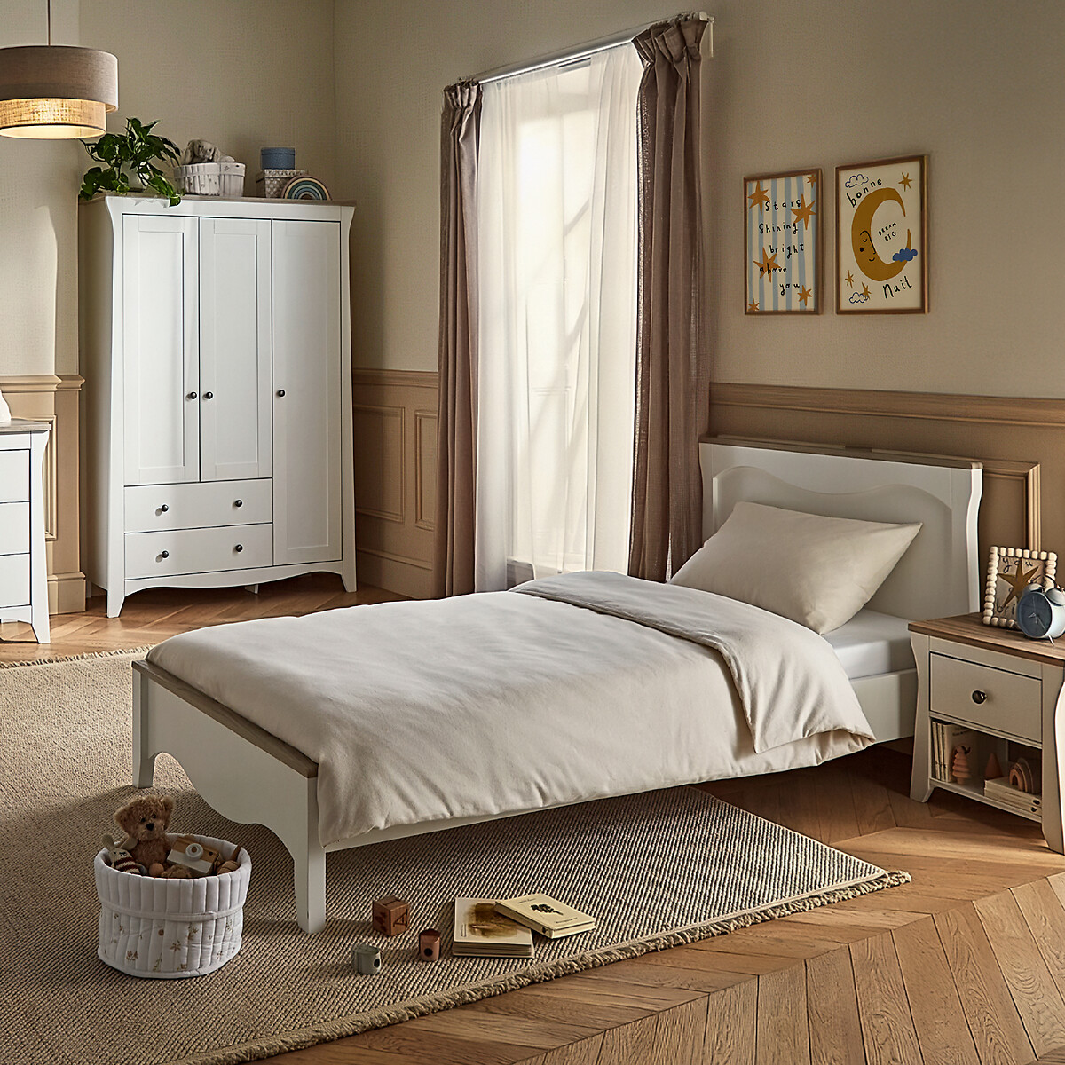 Clara Kids Bed white, CUDDLECO