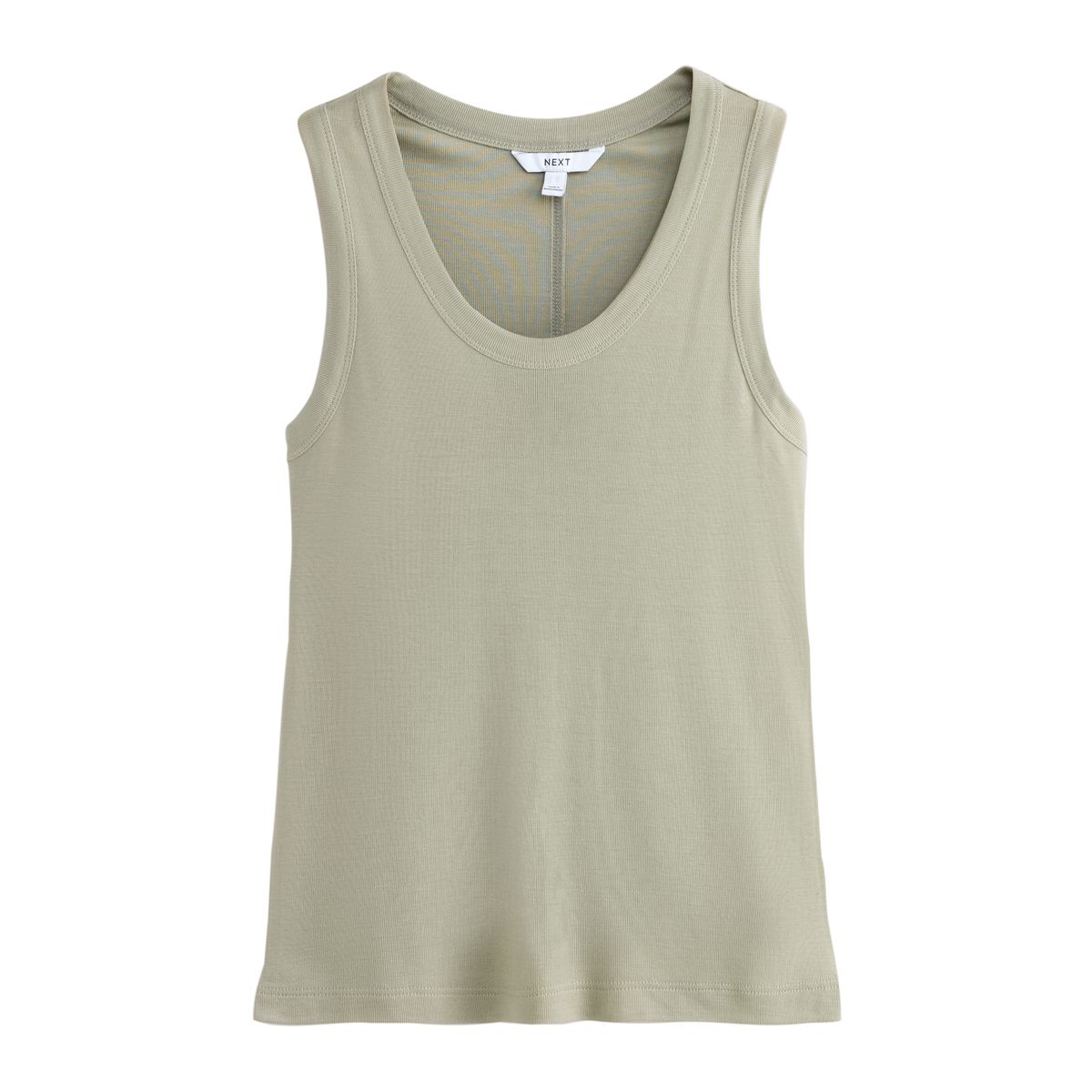 Débardeur ras du cou en tencel, lot de 2 vert/violet, NEXT
