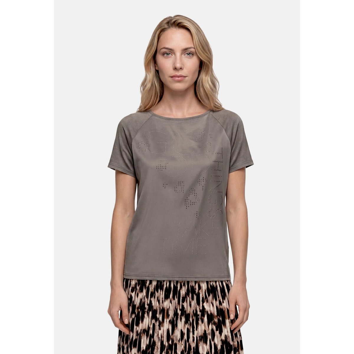 Haut casual à patchs smoky dust, BETTY BARCLAY