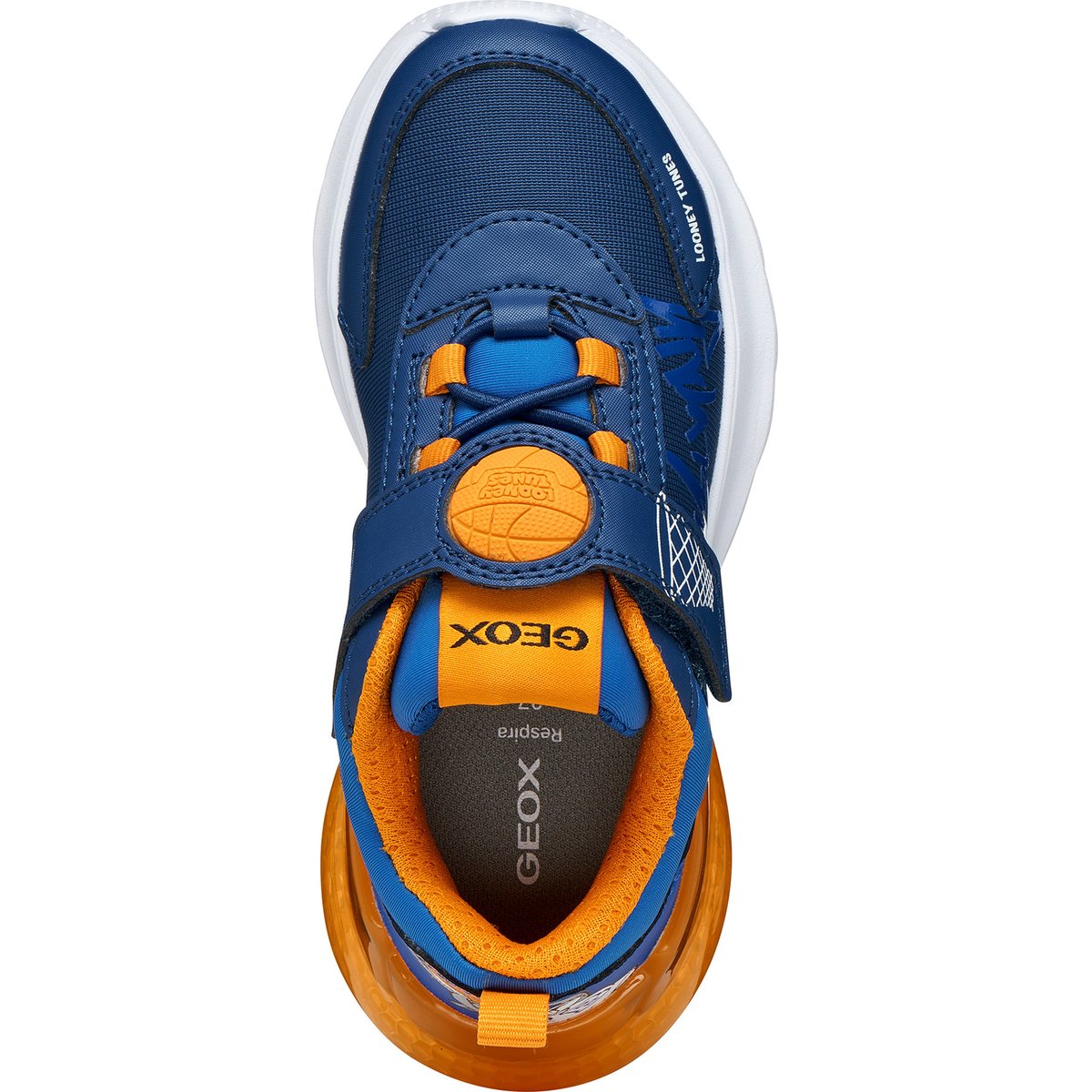 Looney Tunes  J ACTIVART ILLUMINUS bleu marine/orange, GEOX