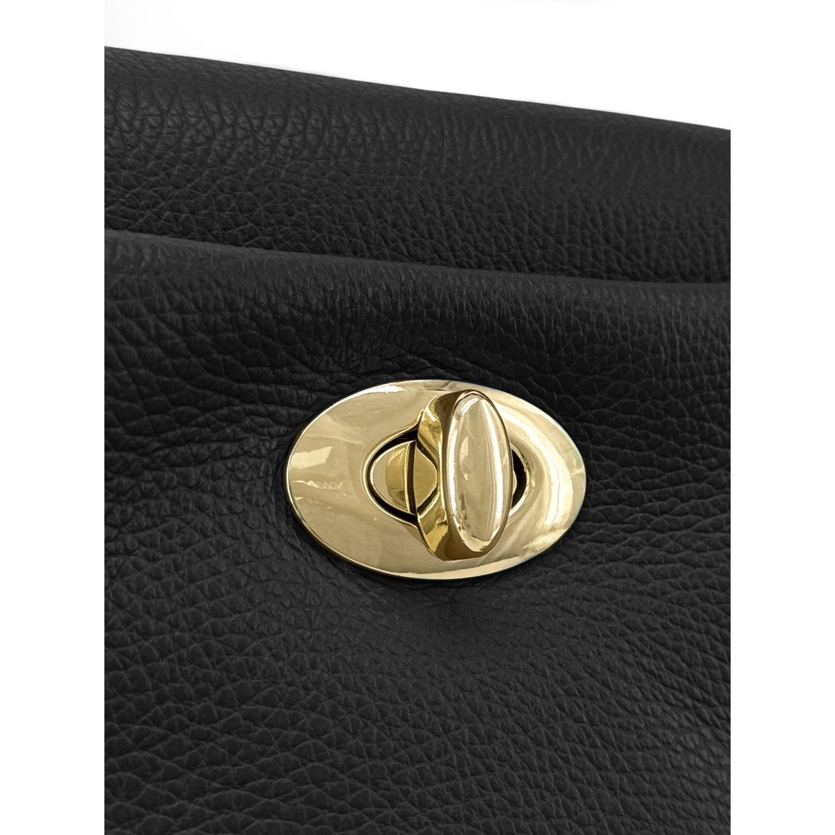 Sac à main en cuir grainé CHELSEA noir, OH MY BAG