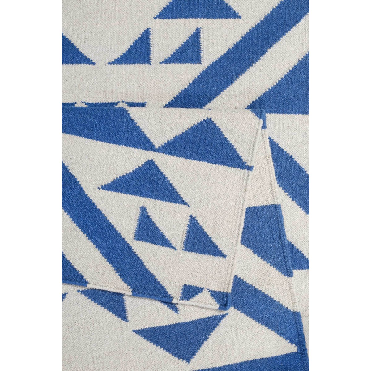 Tapis en laine, tissé main, motif ethnique ,  BLUE MELLOW bleu, ACCESSORIZE