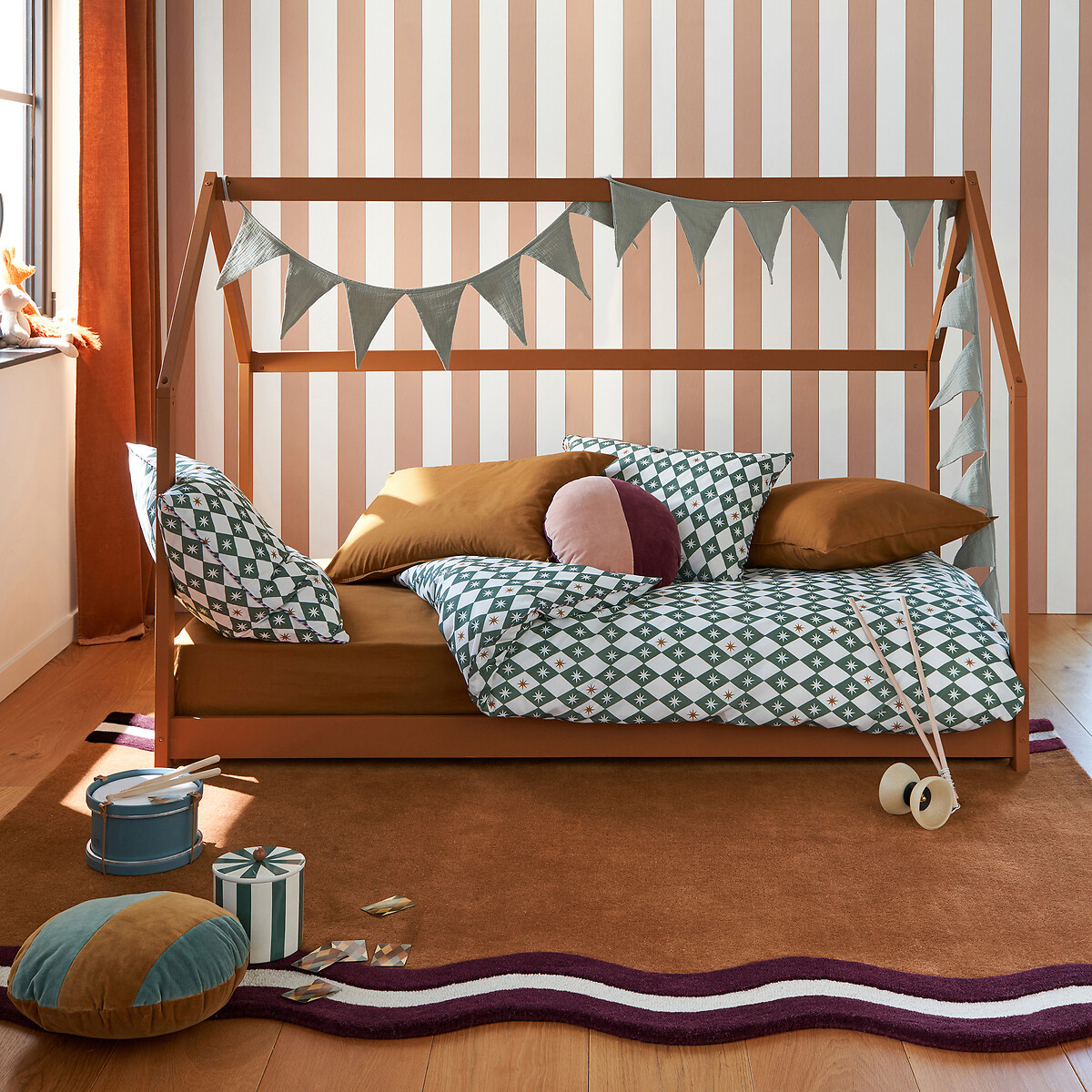 Tapis 100% laine, Othelo multicolore, LA REDOUTE INTERIEURS
