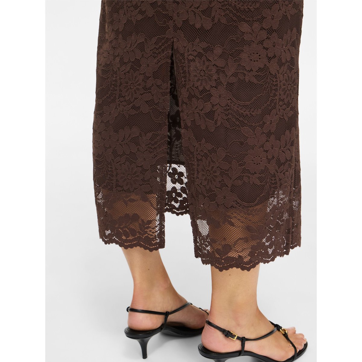 Jupe Longue marron - coffee bean1, VILA