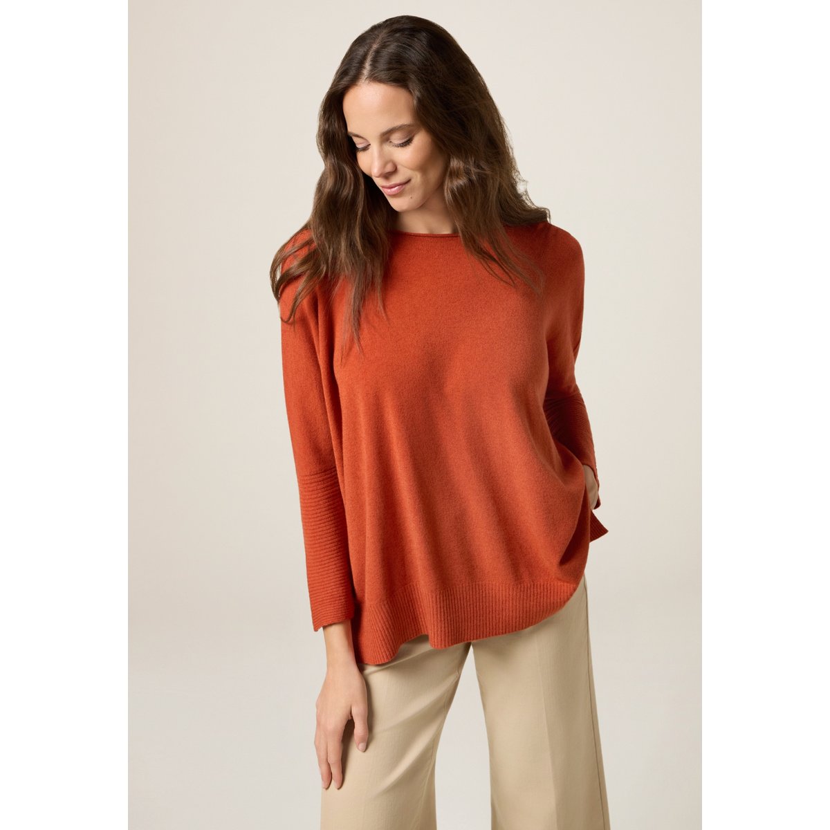 Pull oversize orange soleil, OLTRE