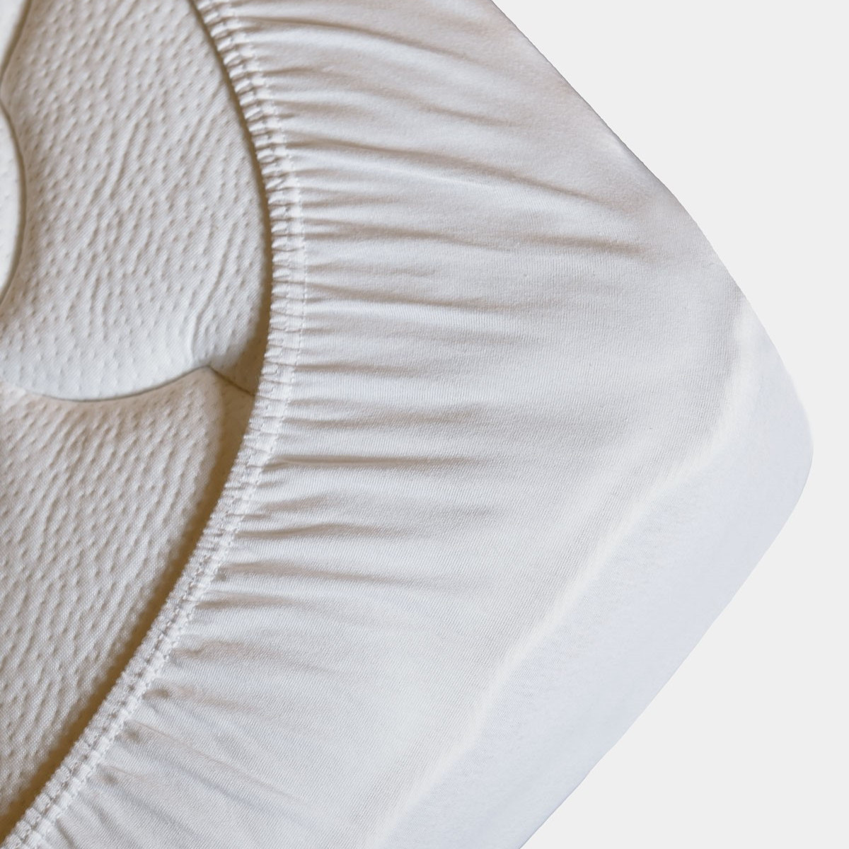 Lot de 2 protège-matelas imperméables coton bonnet 30 cm PROTECT blanc, SENSEI MAISON
