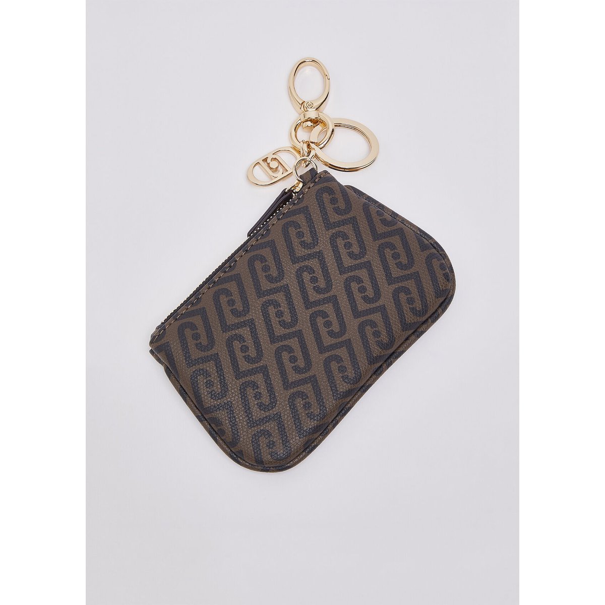 Porte-clés avec porte-monnaie marron foncé, LIU JO