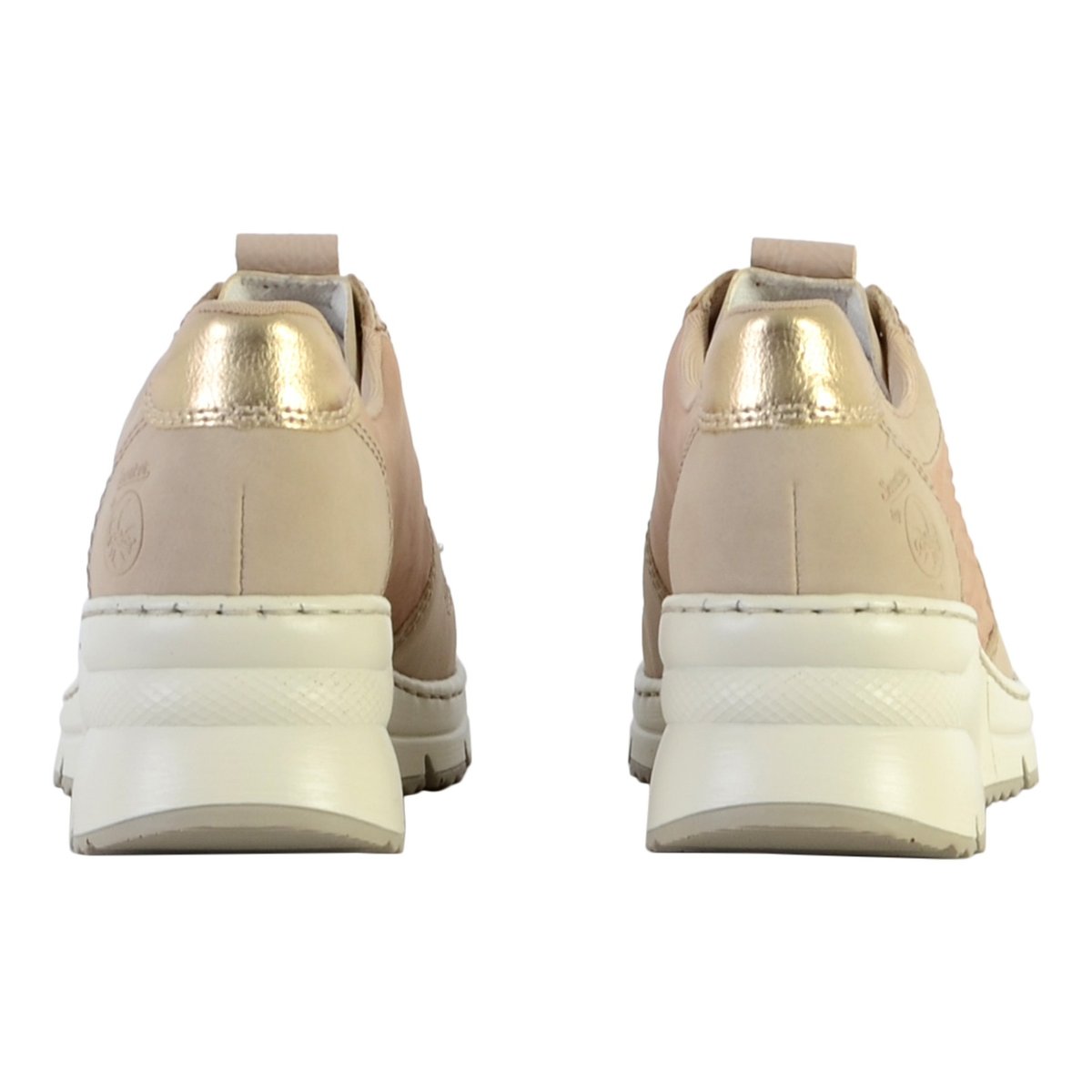 Basket Cuir Morelia beige, RIEKER