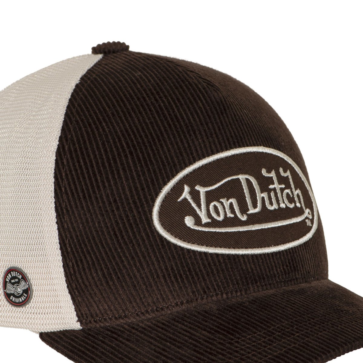 Casquette trucker LOFb marron/beige, VON DUTCH