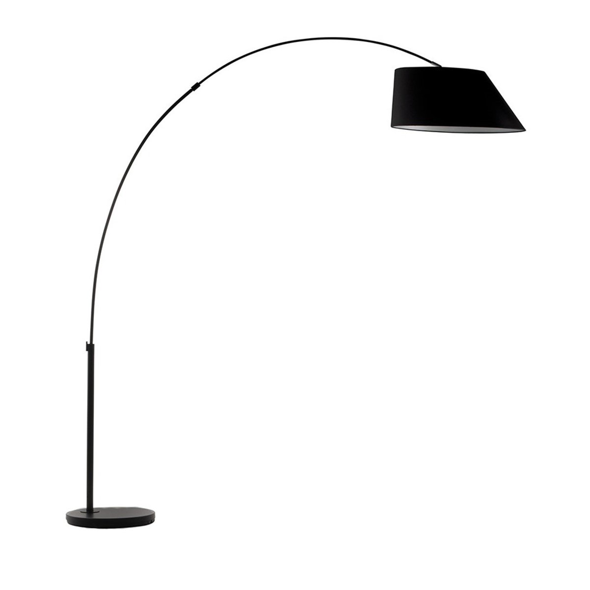 Lampadaire design - ARC noir, ZUIVER