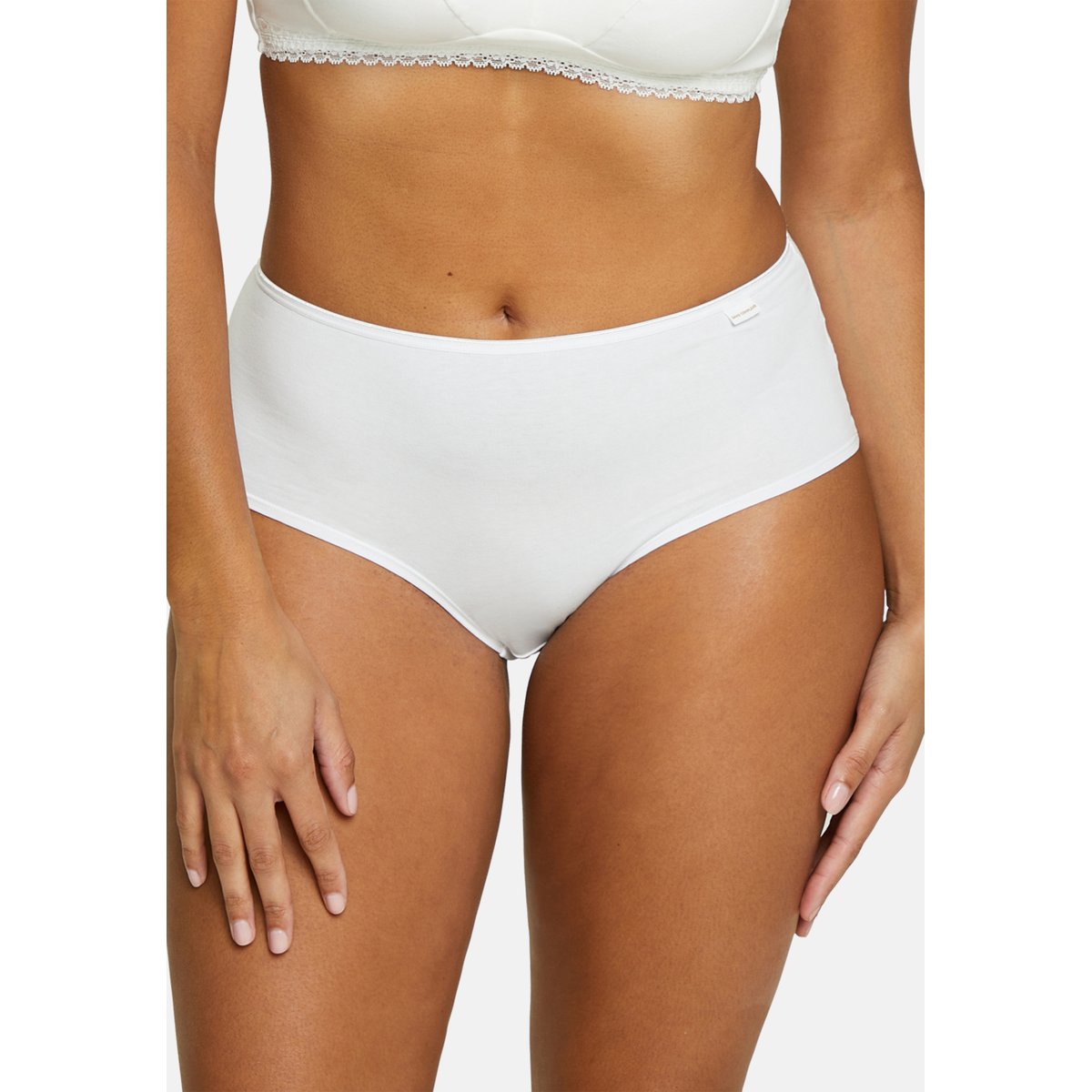 Lot de 3 shorties Simplement Coton blanc, SANS COMPLEXE