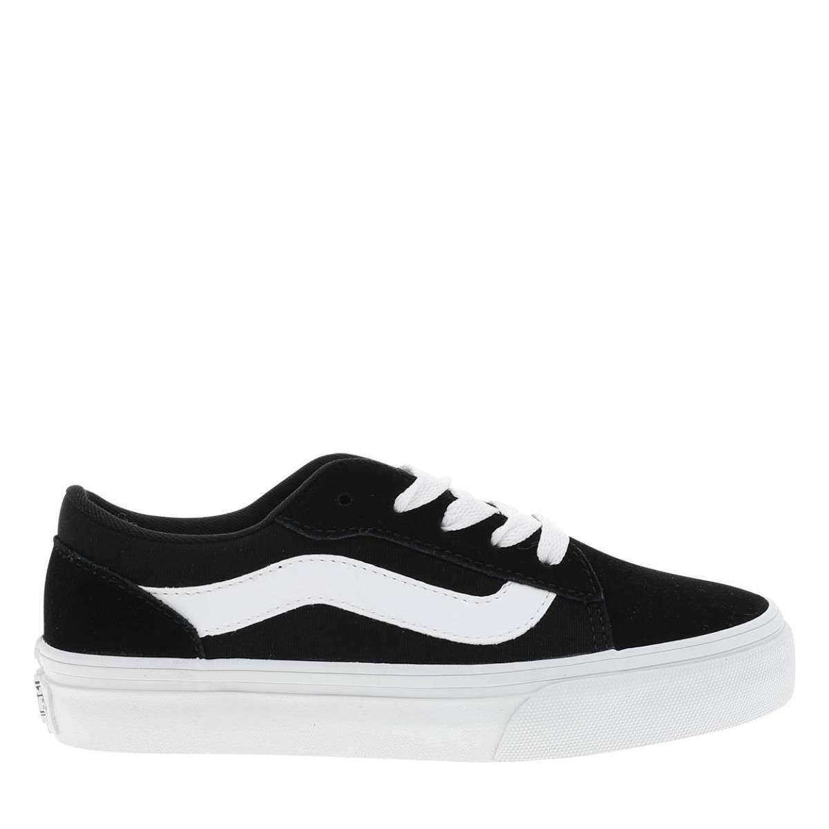 Baskets VERO LS cuir talon plat noir, VANS