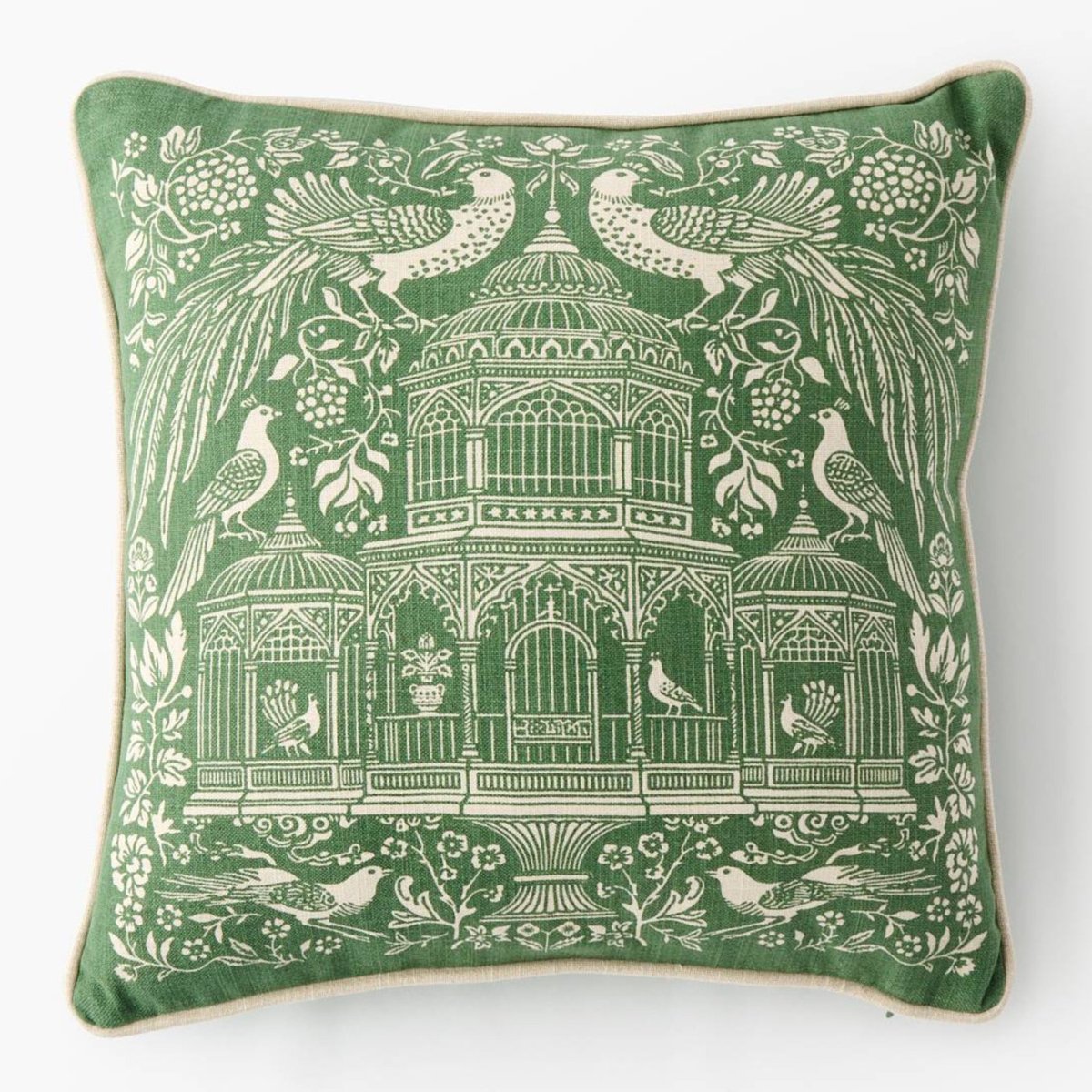 Coussin, 45x45cm, coton off white, MONOPRIX