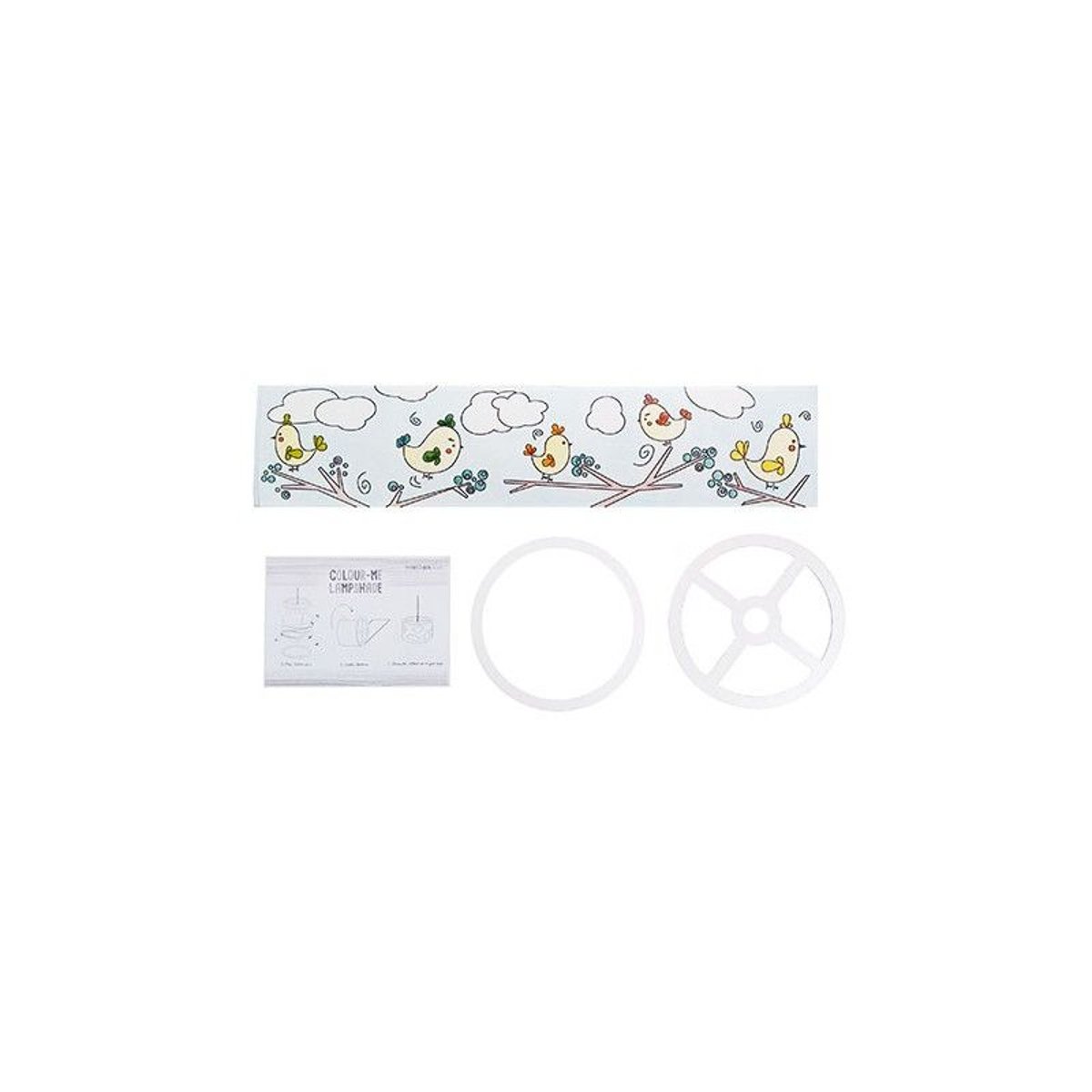 Luminaire à colorier pour enfant Forêt couleur unique, MULLAN LIGHTING