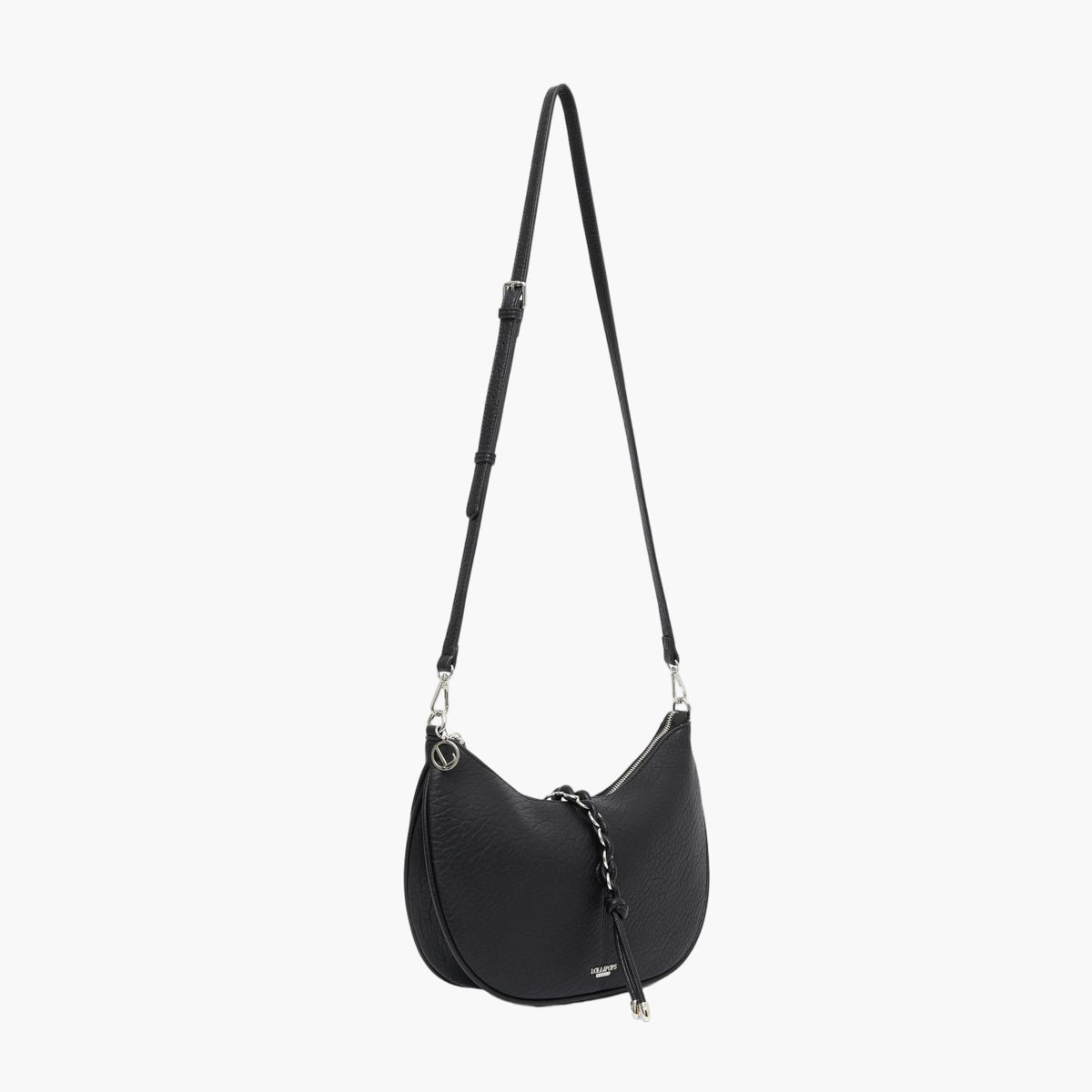 Sac hobo Traicy argenté,noir, LOLLIPOPS